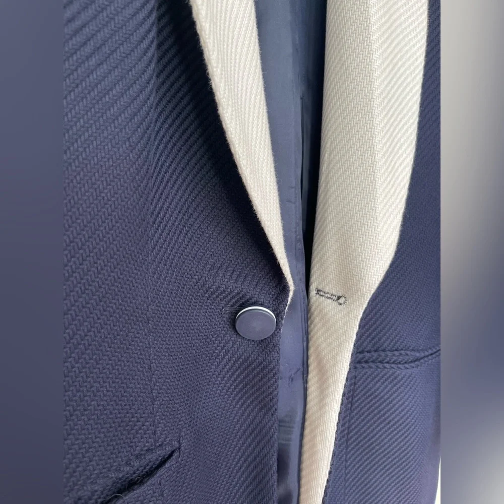Dior Navy and White Blazer